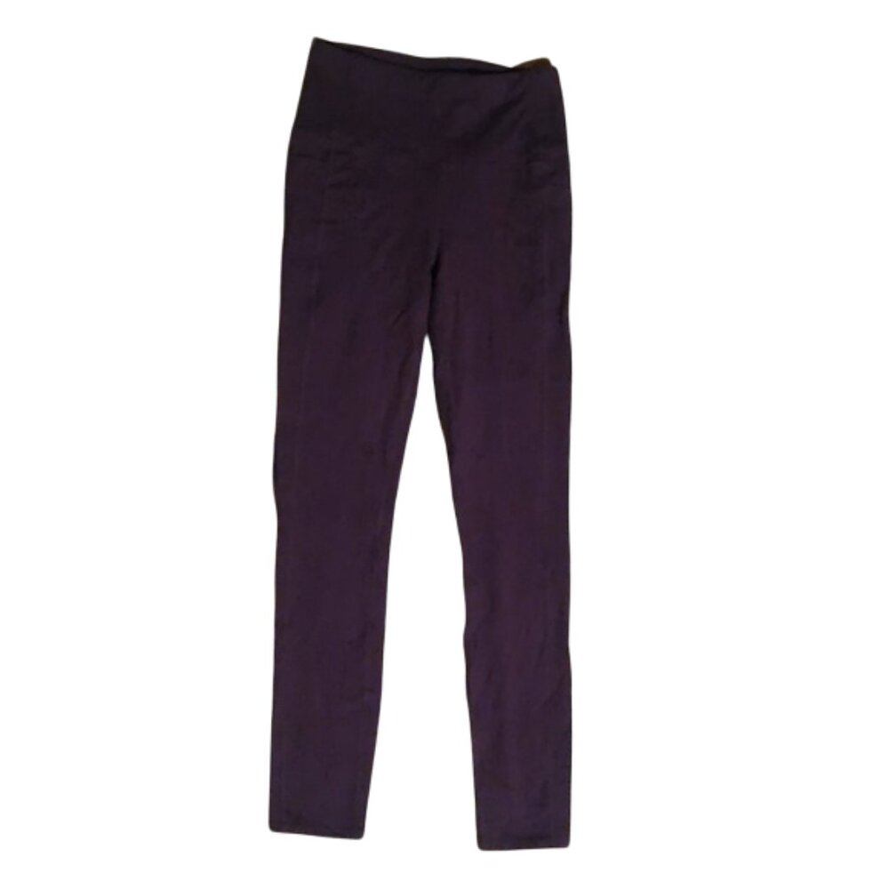 SKECHERS, LEGGINGS, COLOR: PURPLE, SIZE: XS